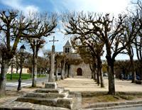 Le calvaire et l'église