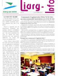 Couverture Livry Info n° 47
