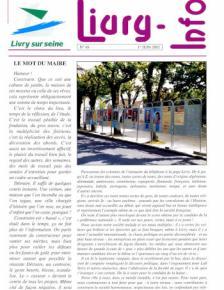 Couverture Livry Info n° 49